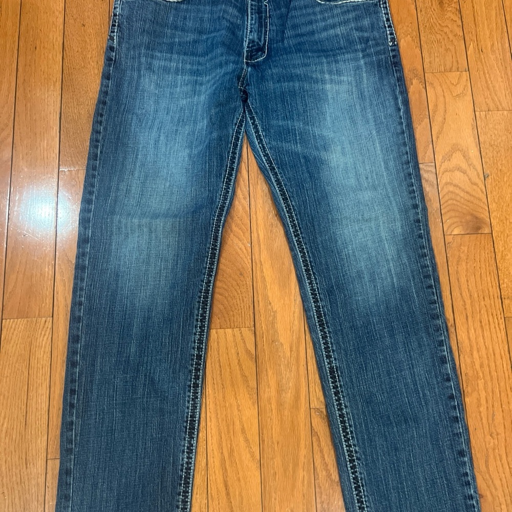 Harley Davidson Men’s 38x34 STRAIGHT Jeans Medium Wash Denim